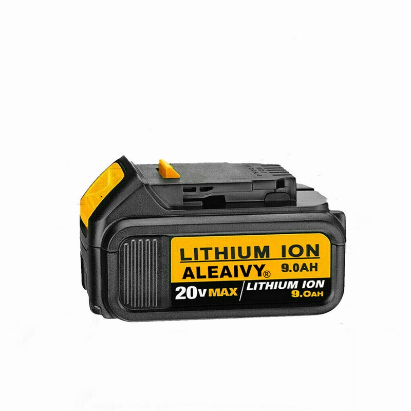 18v 9.0ah max xr batteri udskiftning af elværktøj til dewalt dcb 184 dcb 181 dcb 182 dcb 200 20v 5a 18 volt 18 v batteri med oplader: 1 stk 9.0ah