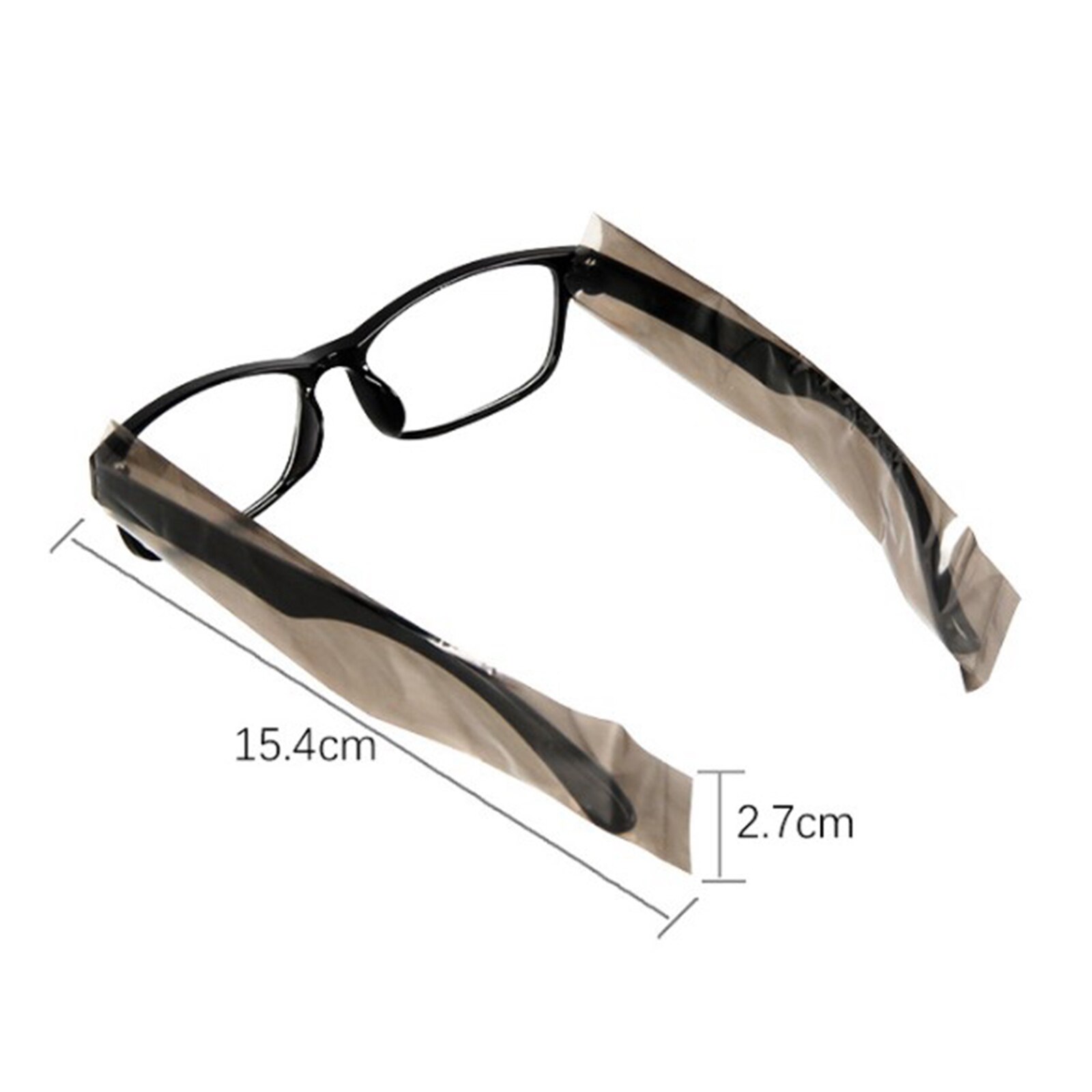 200 Stuks Wegwerp Lenzenvloeistof Been Sleeves Cover Kappers Diy Kapper Haarkleuring Styling Tool Voor Brillen Bril Protector