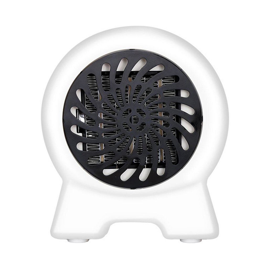 Mini Desktop Kachel Huishoudelijke Elektrische Verwarming Kantoor Voet Warmer Slaapzaal Heater Kleine Elektrische Kachel: WHITE / VS