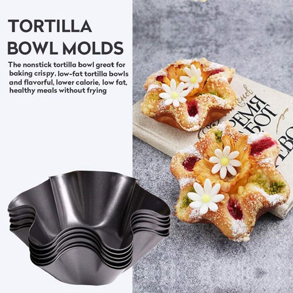 Multifunctionele Non Stick Taco Shell Maker Slakom Food Grade Carbon Stalen Bakken Gebruiksvoorwerp
