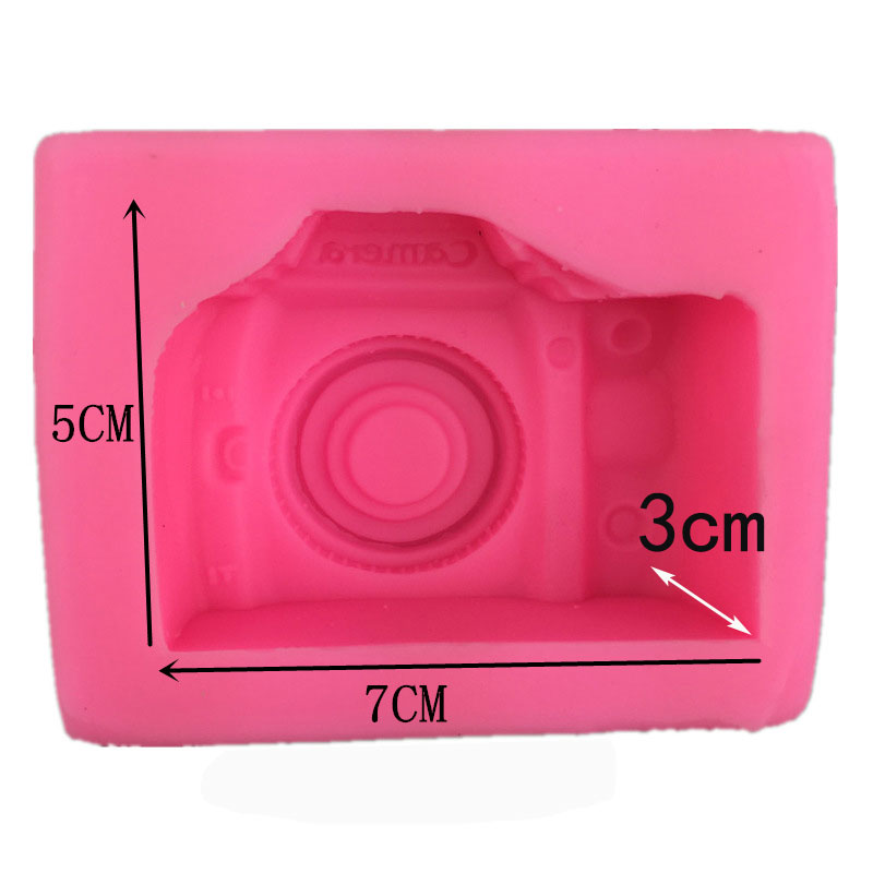 Moule en béton silicone pour appareil photo | adapté à la fabrication de savon en argile, formes de gypse en silicone, bougie, gypse, moule artisanal, bricolage