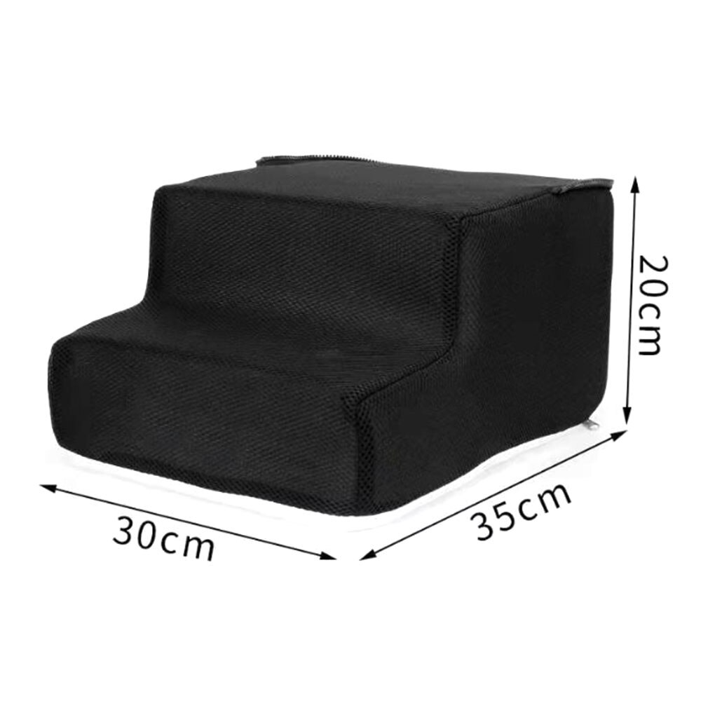 Escalier de lit pour animaux de compagnie échelle 2/3 marches amovible antidérapant rampe d'escalade lavable détachable chien lit échelle chat chien rampe chiot fournitures: A10