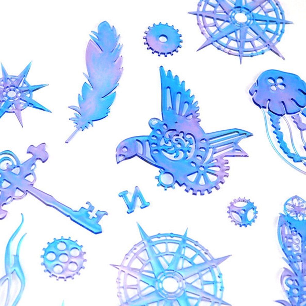 Multi-function Bookmark Mold Silicone Mould epoxy Resin Decorative Craft DIY Book Mark molds