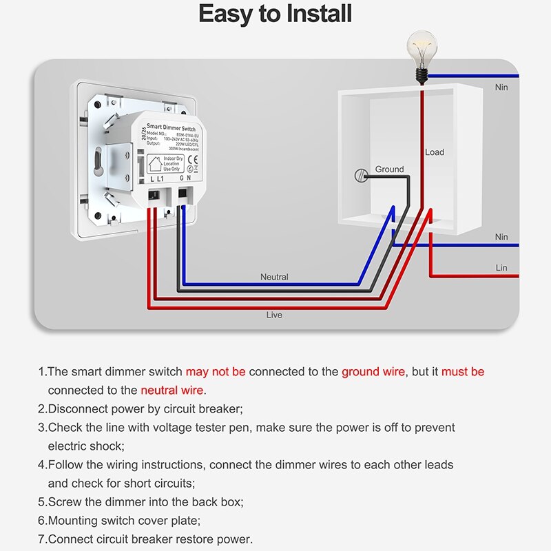 Tuya Smart Wifi Dimmer Lichtschakelaar Eu, Druk Dimmen Panel Wall Switch, Werkt Met Alexa Google Thuis, geen Hub Nodig