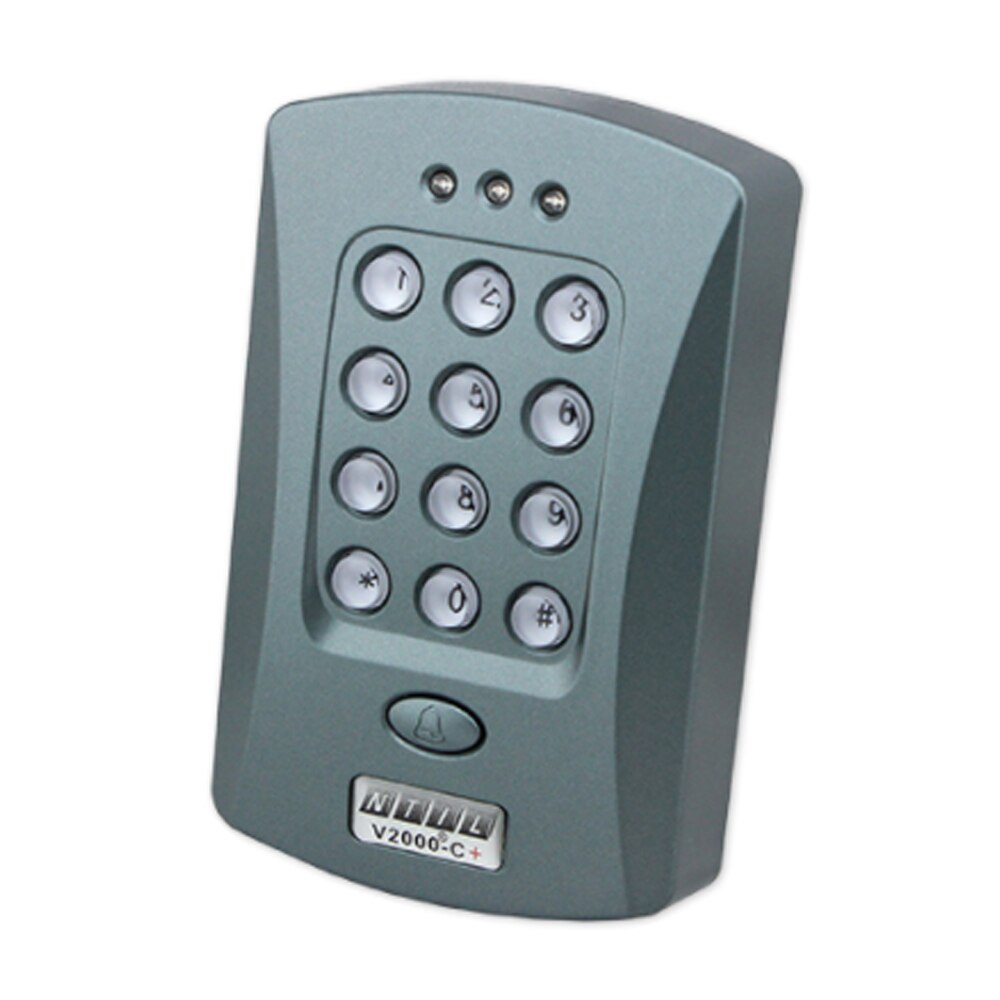 RFID standalone access control 125KHz EM ID Smart card reader with digital keypad password keyless lock For Apartment 1000 users