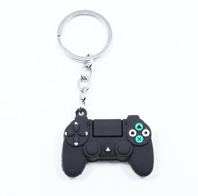 Personality Pretend Play Keychain Men Women Ring Pendant Couples Key Chain Bag Pendant: 2