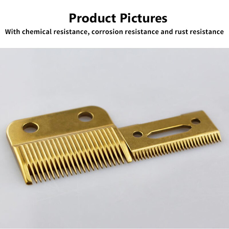 Voor Wahl Ic Clip Cord & Draadloze Vervanging Mes + Mes (Staal Blade)-Zilver