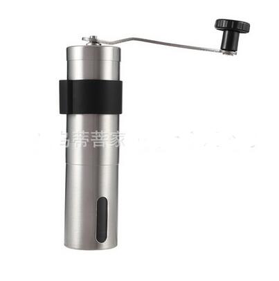 Stainless steel burr grinder mini coffee grinder upgrade chestnut aluminum manual coffee grinder MJ803: B-L