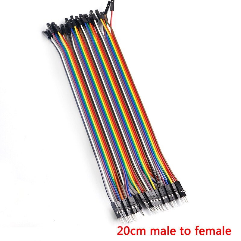 Dupont Lijn 10 cm/20 CM/30 CM Man op Man + Vrouw naar Man + Vrouw naar vrouwelijke Doorverbindingsdraad Dupont Kabel: 20CM F-M