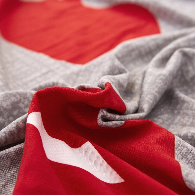 Stretch bankhoes rode lippen woordenpatroon elastische volledige bankhoes voor 1 to 4- zits/l-stijl/u-stijl mooie hoezen