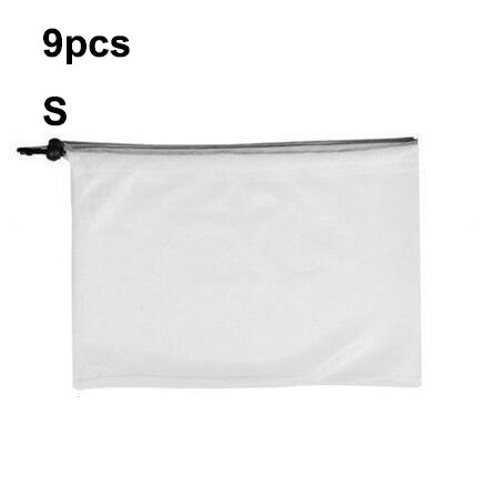 Sacs en maille réutilisables pour produits, 2 à 15 pièces, lavables, écologiques, sacs légers pour épicerie, stockage de fruits et légumes: 9pcs S