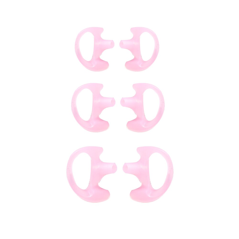 2Pcs Ear Molds Soft 2-Way Radio Earmold Replacing Earpiece Insert For Acoustic Coil Tube Audio Kits Headphone Accessories