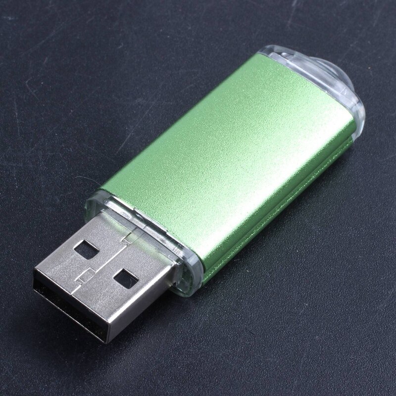 2 Pcs 256 Mb Usb 2.0 Flash U Disk Green & Red