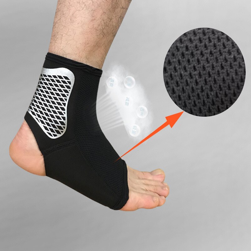 Almohadillas deportivas para el tobillo, Protector elástico para los tobillos de pies, envoltura protectora para bicicleta, fútbol, Taekwondo, baloncesto, 1 Uds.