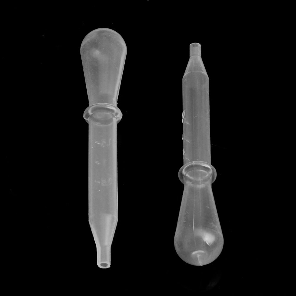 100 Wegwerp Plastic Airbrush Verf Pipet Eye Droppers Transfer Vloeistoffen Mix