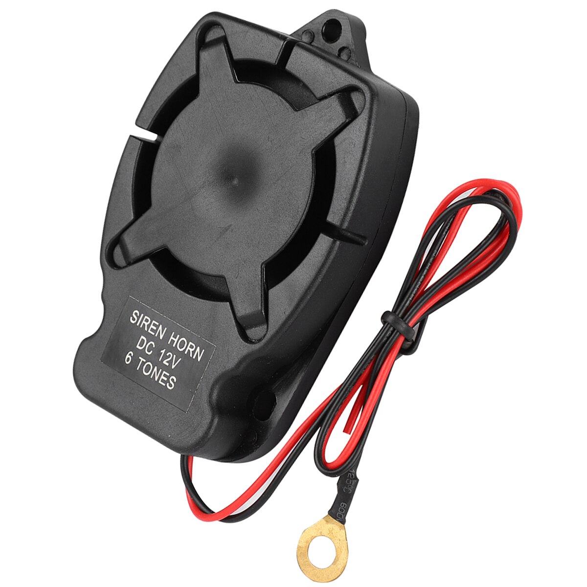 110db Car Alarm Speaker DC12V Car Vehicle Anti-Theft Alarm Speaker Horn 6 Sound 110db Security System Accessories Alarm