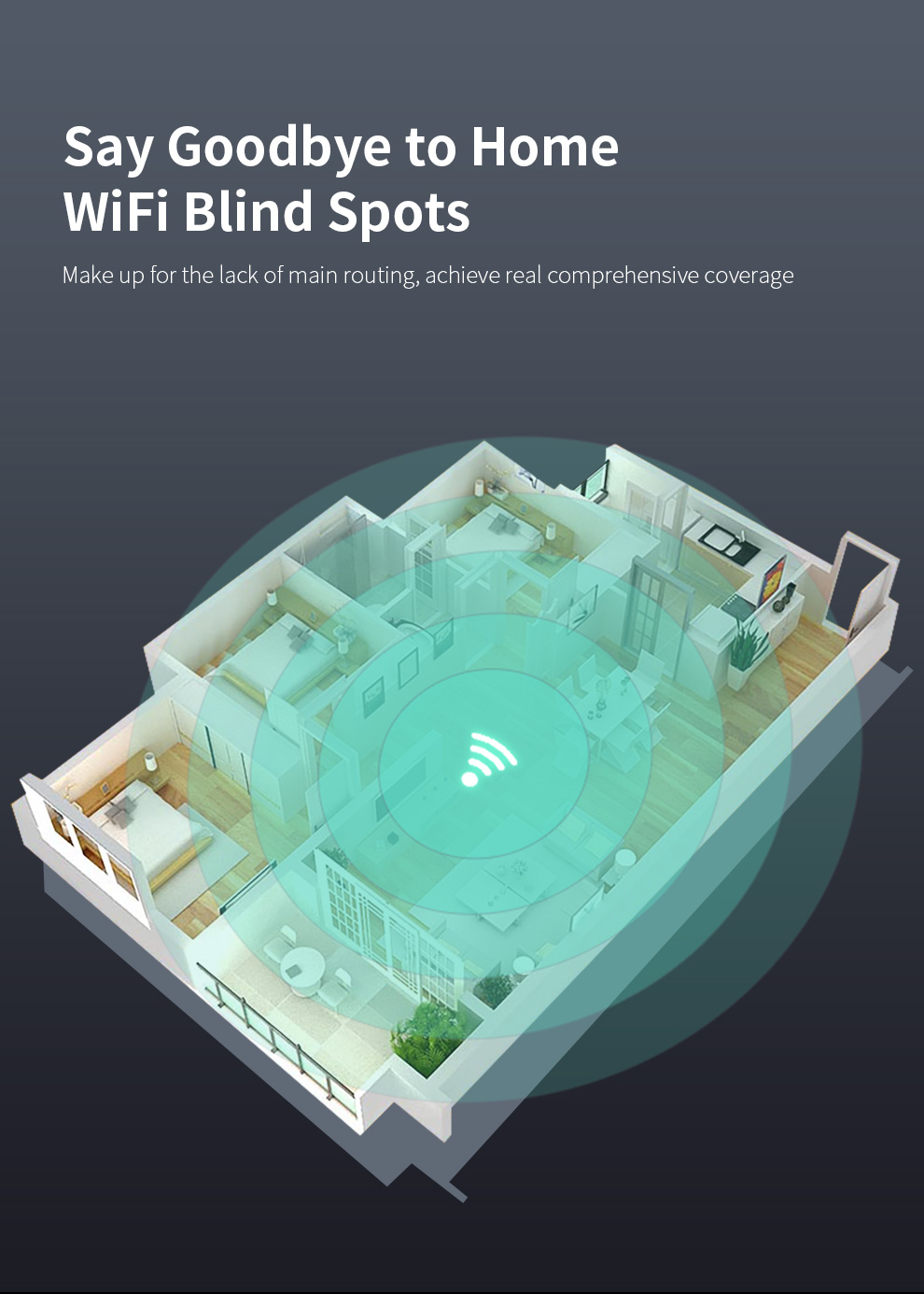 COMFAST CF-N300 Mbps 2,4 GHz wi fi Verstärker 2 * 5dBi WiFi Antenne Signal Amplifie