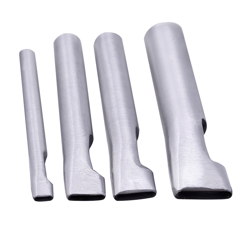 LMDZ 1Pcs Oval Shape Hollow Hole Punch Cutter Leather Tool Belt Watch Band Gasket Craft Tools Hollow Puncher Belt Punch 4mm-5mm