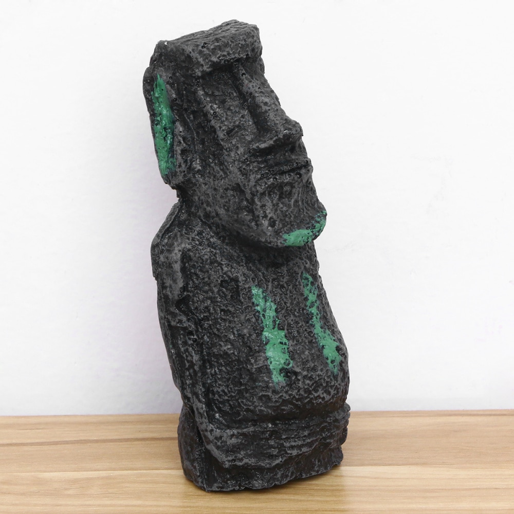 Piedra insular de pascua romana antigua, retrato de resina Artificial para acuario, accesorio de equipo, cueva de Adorno para acuario, roca, paisaje