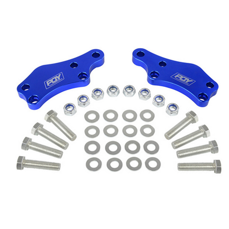 BAOLUN Steering Lock Adapter Kit Angle 25% Tuning For Toyota Chaser Mark II Cresta JZX100 Lexus IS200 IS300: Blue