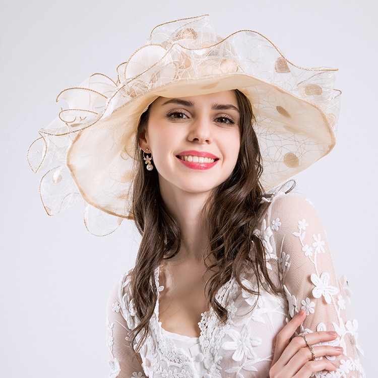 Bryllup hatte til kvinder fascinerere bryllupper hat blomsterhatte bryllup tilbehør chapeau mariage