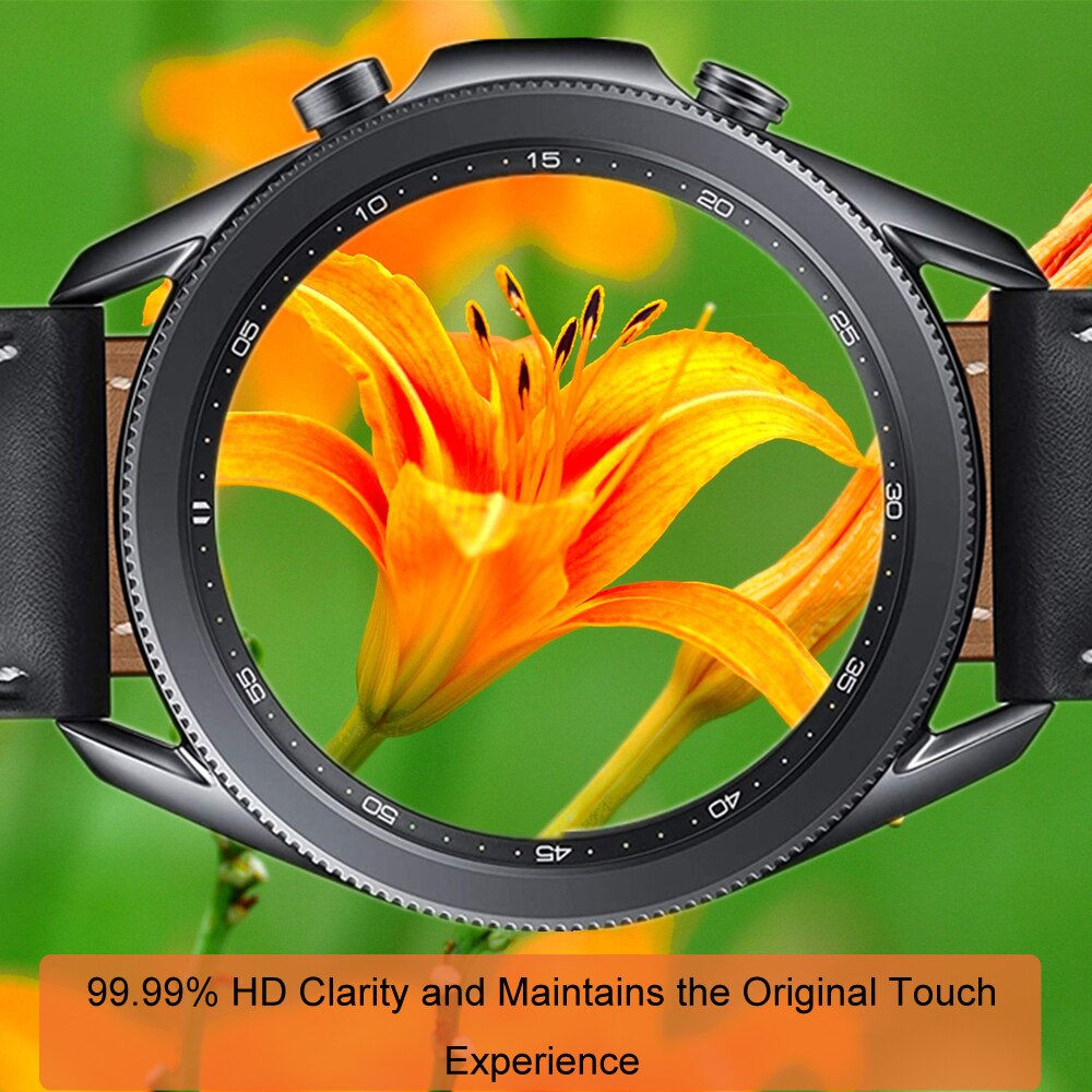 Screen Protector for samsung galaxy watch 3 45mm 41mm Clear Film HD Anti-Scratch Not Tempered Glass galaxy watch 3 film cover
