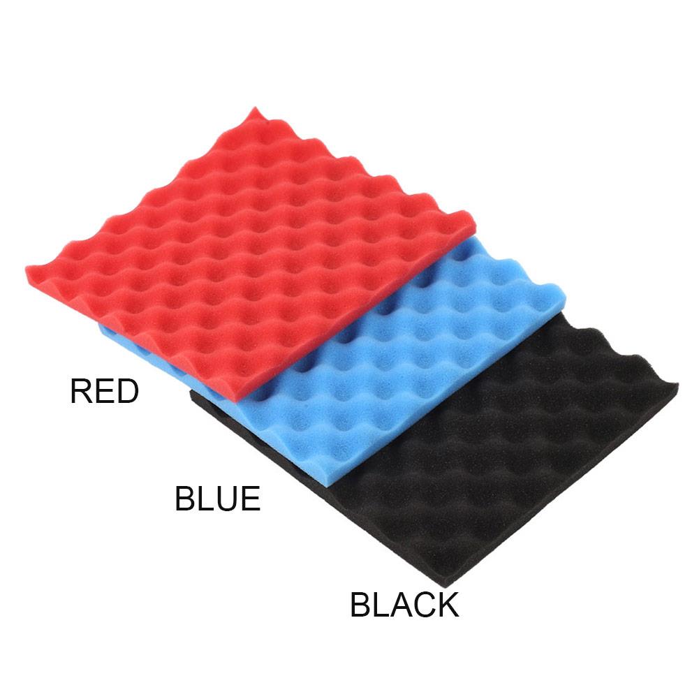 Soundproof Tiles Black Red Blue Home Office Club Sound Absorption Tiles De-Noising Polyurethane Egg Shaped Classroom