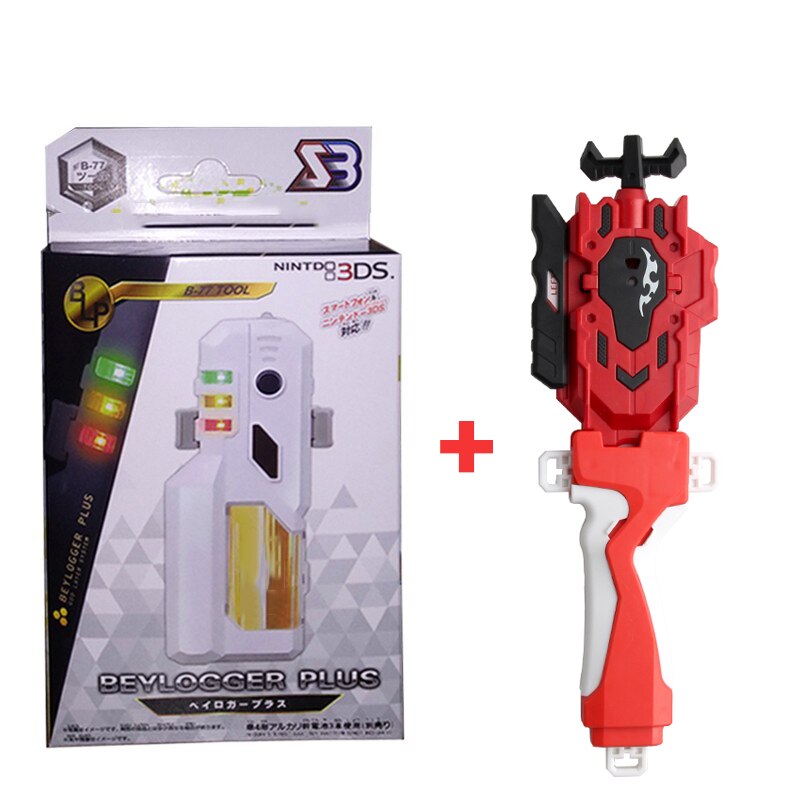 SB Launcher for Beylades Burst Beyblogger Plus with Light and Music(Optional) two-way Antenna for Gyro Toys: B77 with Red