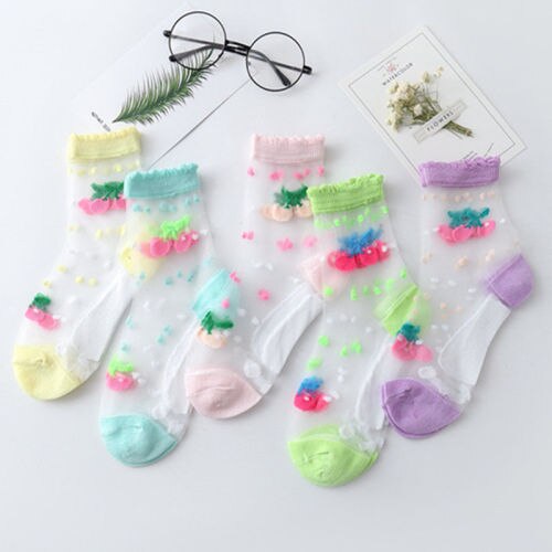 3 Pares De Calcetines Divertidos De Verano Para Niños – Colores Brillantes