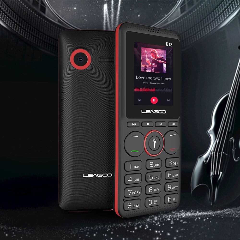 LEAGOO B13 Funktion praktisch 1,77 ''32 MB + 32MB Senior freundlicher Mini Telefon Russische Tastatur 2G GSM drücken-Geschmack Schlüssel praktisch