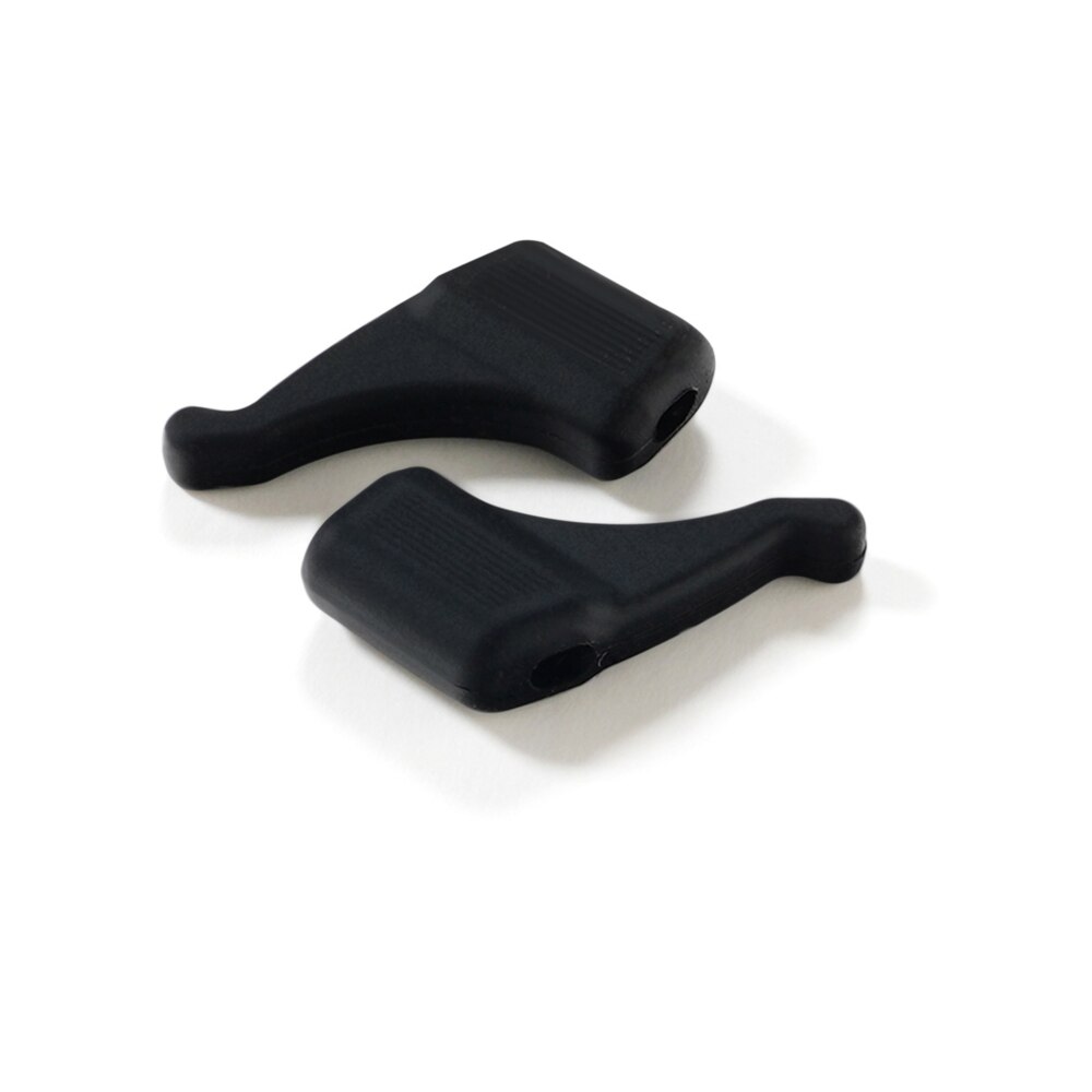 Crochet d'oreille antidérapant pour lunettes, 50 paires, accessoires de lunettes, poignée universelle en Silicone, support de pointe de tempe: black-50pairs