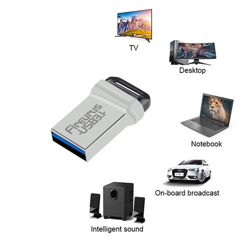 Neues USB-Fash-Laufwerk 64 GB 32 GB 16 GB 128 GB Stift-Flash-Laufwerk wasserdicht silber U-Disk Memoria Cel USB-Stick