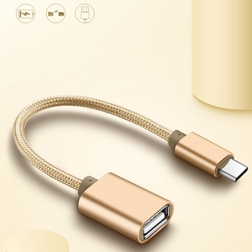 Metall USB C 3,1 Typ C Stecker Auf USB Buchse OTG ... – Vicedeal