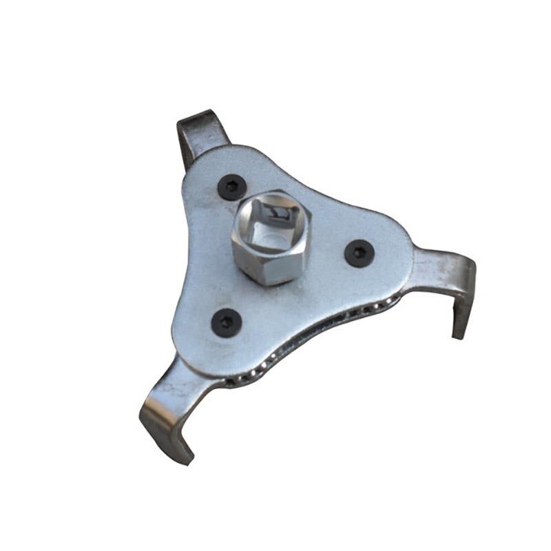 Herramientas de reparación de automóviles herramienta de llave de filtro de aceite de interfaz de 3/8 pulgadas con 3 herramientas de removedor de mandíbula para herramientas de eliminación de filtros de coches