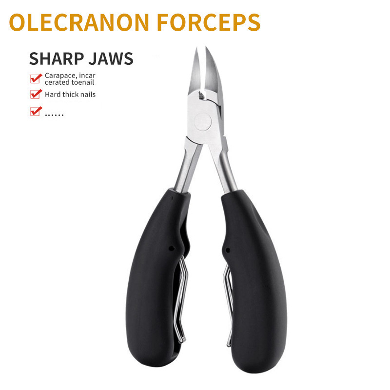 Toe Nail Clippers Remove Dead Skin Nail Correction Nippers Ingrown Toenail Cuticle Scissor Edge Cutter Thick Pedicure Care Tool