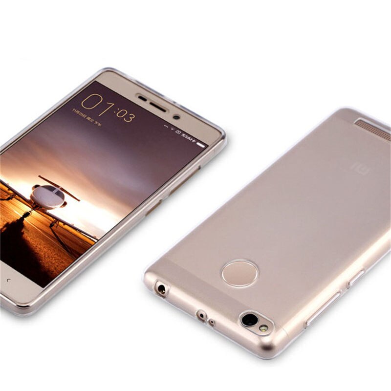 Voor Xiaomi Redmi 3 S Case Transparante Ultradunne Zachte TPU Clear Telefoon Gevallen Voor Xiaomi Redmi 3 S Pro Case cover Silicon Redmi 3 S