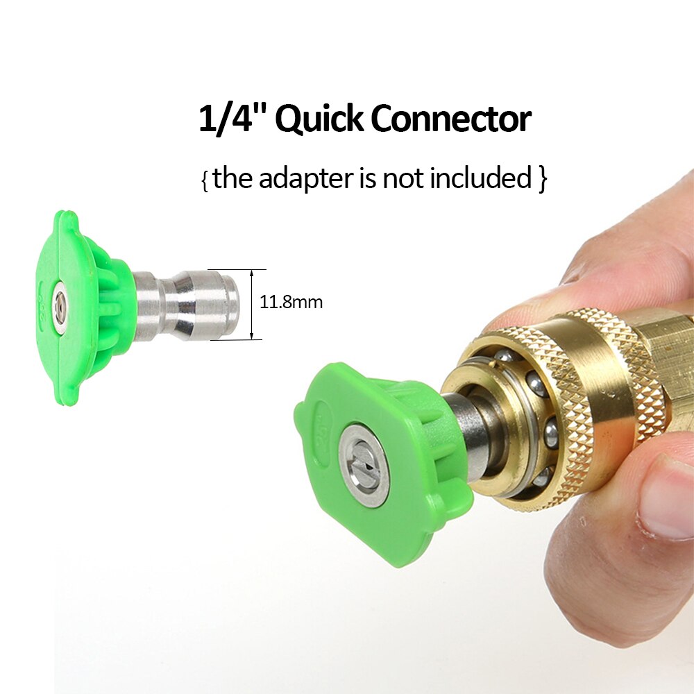 Högtryckstvättmunstycken biltvättare mässingskontakt  m22 hanadapter 1/4 " honanslutningsadaptrar
