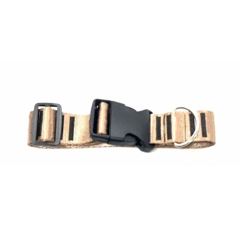 French Bulldog Adjustable Collar Leash Harness Set Small Medium Large Dogs Pet Dog Teddy Leading Accessories ZLL02: Coffee Collar / L