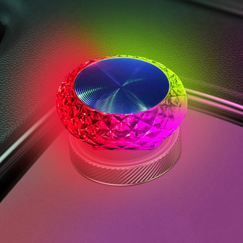 Portable Car USB Ambient Light Mini LED Decorative Atmosphere Lamps For Auto Interior Environment Light Computer Light Plug Play: Red