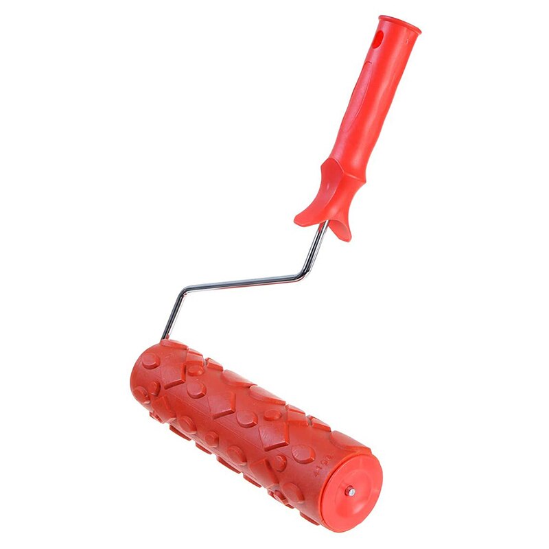 per esempio109T in Rilievo Rullo di Vernice 10 Pollici di Gomma Modello di Legno Graining Strumento Zigrinatura per la Decorazione Della Parete