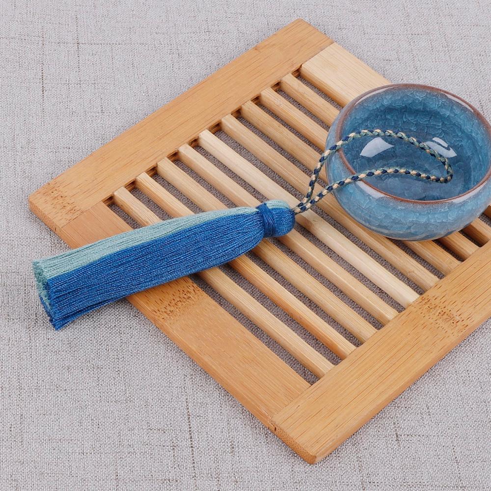 Katoenen kwastjes, franje, veelkleurige bedels, kwastjes, hangend touw voor doe-het-zelf haarspeld, sieraden maken, handgemaakte hangende spike: Gemengde kleur 03