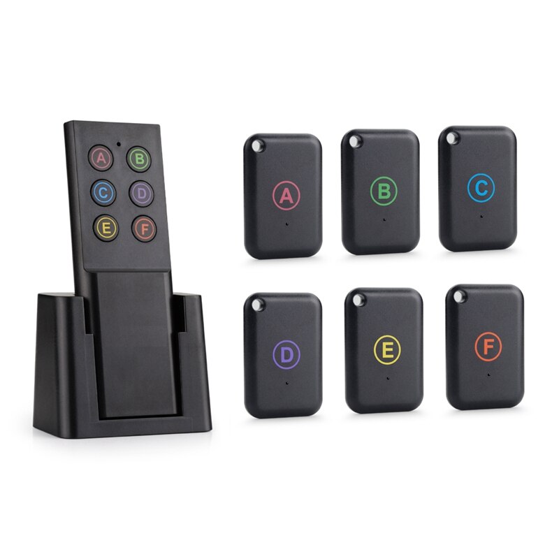 Wireless Key Finder RF Key Locator Pet Tracker Wallet Tracker Remote Control 1 RF Transmitter 6 Receiver: Default Title