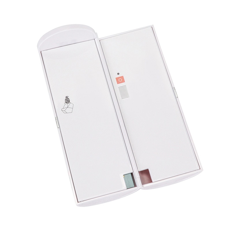 Kawaii Pencil Case Double Layer Pen Box With Mirror Calculator Whiteboard Pen Wiper For School Supplies Cosmetic case etui