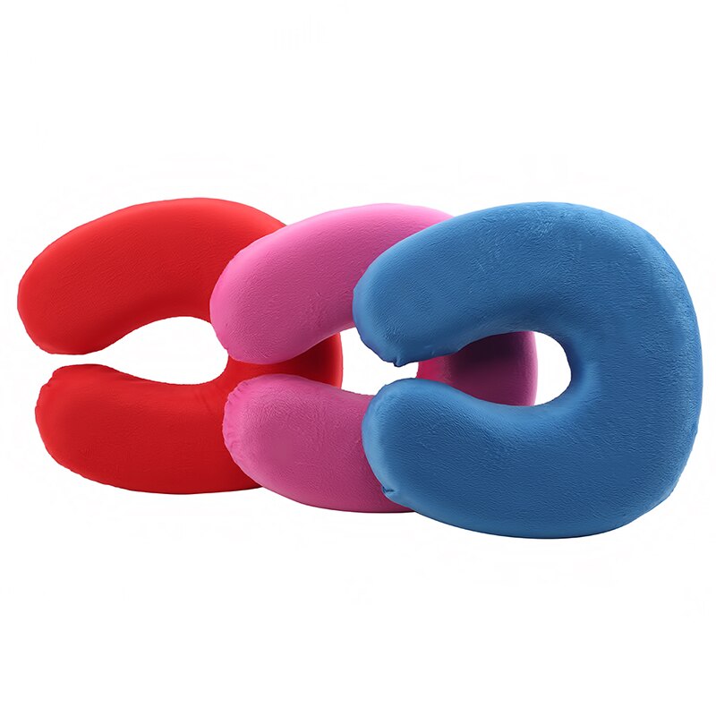 Almohada de espuma de memoria almohadas de viaje para el cuello en forma de U para el cuello del avión soporte de cuello accesorios de viaje almohadas cómodas para dormir