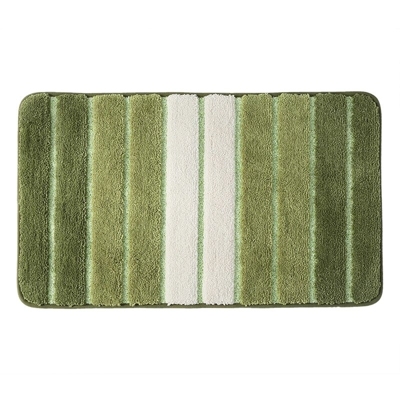 Eenvoudige streep slaapkamer deurmat tapijt waterabsorberend toilet mat badkamer antislip badmat vacuüm tapijt voor balkon 80*120cm: Nencaolv / Ongeveer 60 x 90cm