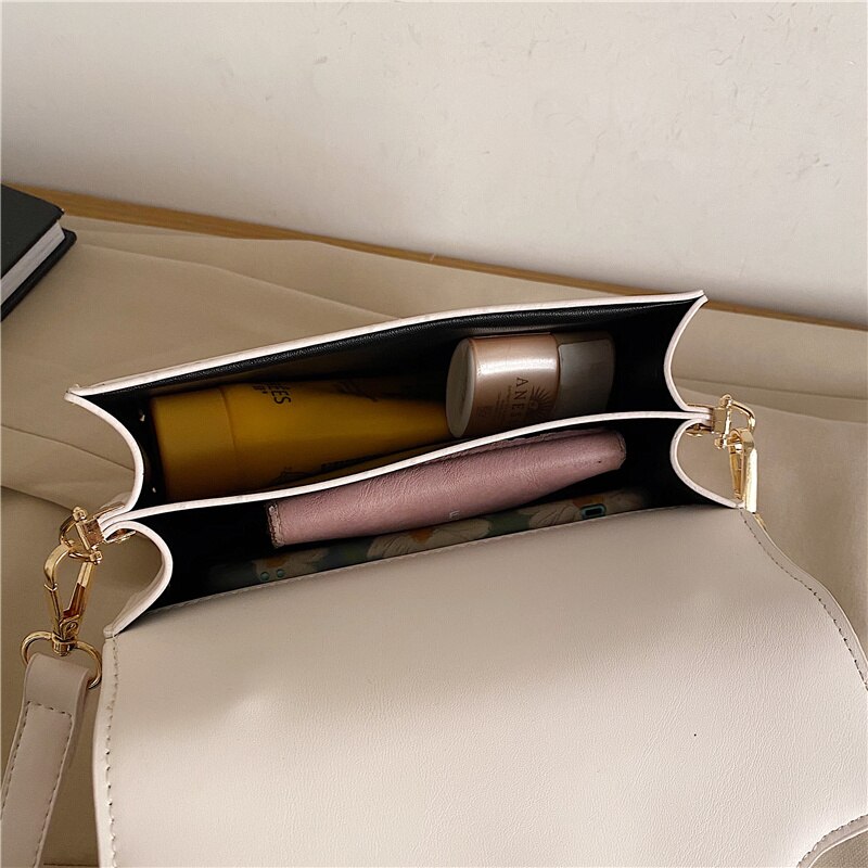 Kleine Flap Crossbody Tassen Voor Vrouwen Pu Lederen Draagtas Luxe Messenger Bag Lady Effen Kleur Schouder handtas