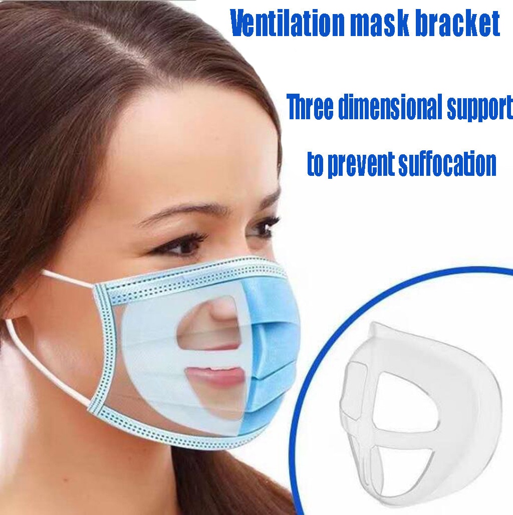 Plastic Gezichtsmasker Mode Houder Wasbare Herbruikbare Masker Beugel Verhoogt Ademen Ruimte Mond Caps Wasbare Mascarilla # K3