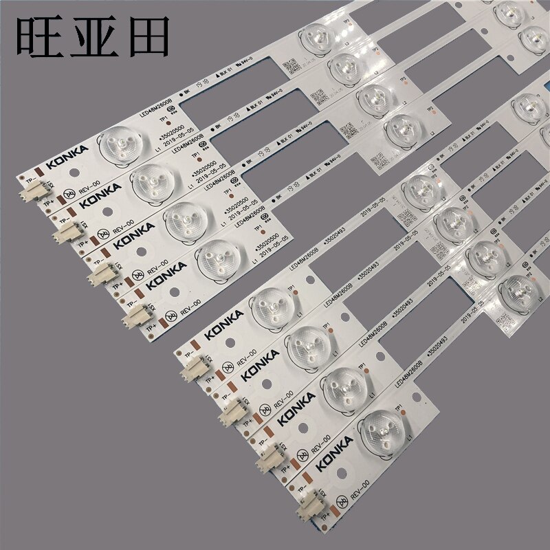 For Kon ka 48"TV LED48M2600B LED48E330U LCD light LED48U60 A48U A48F 35020500 5+6lamp