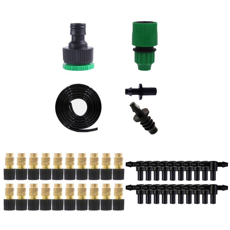 T84E Garden Watering System Irrigation Spray Sprinkler Set Potted Drip Irrigation Kit