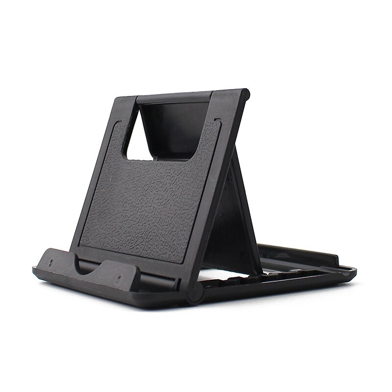 Soporte ajustable para teléfono móvil, soporte plegable de escritorio para iPhone 11, mi 9 Xiaomi, Samsung S10, iPhone 7, 8, X, XS: Black